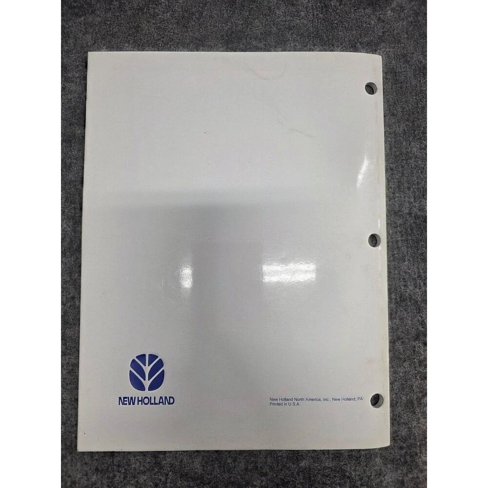 New Holland 3PN Operator's Manual Heavy Equipment Manual 86634023